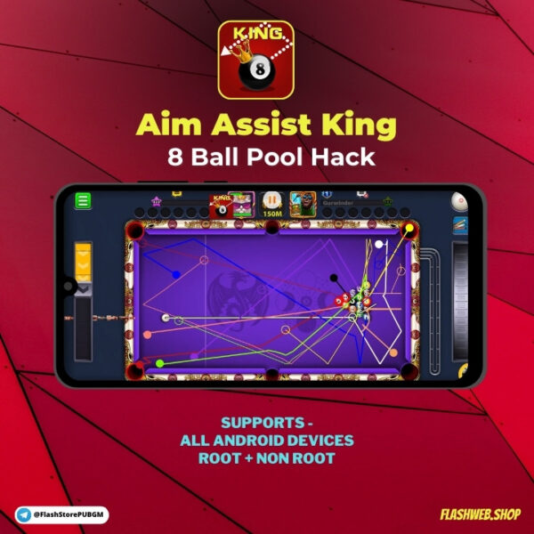 Product Image Aim assist king for 8 ball pool