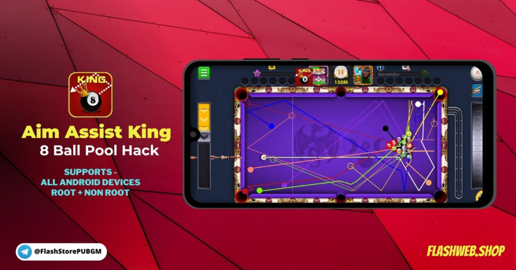 Post preview Aim assist king for 8 ball pool